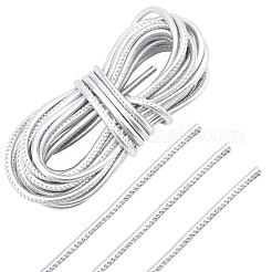 5 Yards Round PU Leather Cords&nbsp;LC-CL0001-05B