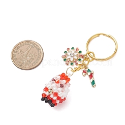 304 Stainless Steel Glass Keychains&nbsp;KEYC-MZ00053