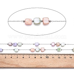Handmade Shell Beads Chains&nbsp;CHS-T006-15P