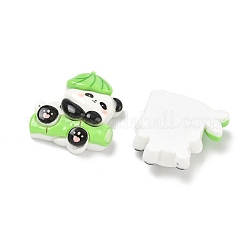 Panda Opaque & Transparent Resin Cabochons&nbsp;RESI-F067-02