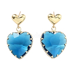 Light Gold Brass Stud Earrings&nbsp;EJEW-Q800-45KCG