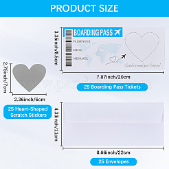 Scratch Surprise Boarding Pass&nbsp;DIY-WH20011-31B