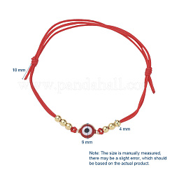 Adjustable Nylon Thread Braided Bead Bracelets&nbsp;BJEW-JB05034-02