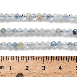 Natural Aquamarine Beads Strands&nbsp;G-RM2025-A17-3mm-B