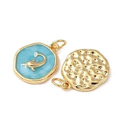 Brass Pendants&nbsp;KK-C143-37A-01