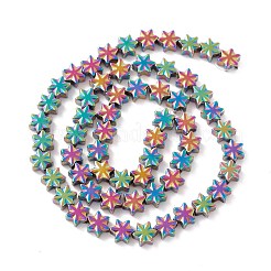 Electroplate Synthetic Non-magnetic Hematite Beads&nbsp;G-I317-03H