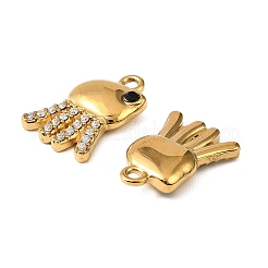 304 Stainless Steel Charms&nbsp;X-STAS-F321-01G-04