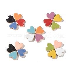 Heart Mosaic Tiles Porcelain Cabochons&nbsp;DIY-P045-10