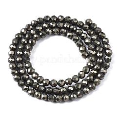 Natural Chalcopyrite Bead Strands&nbsp;G-Q468-4mm-01