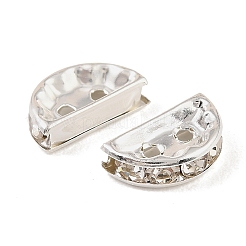 Brass Crystal Rhinestone Spacer Bars&nbsp;RB-T019-02A-S