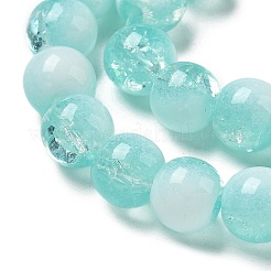 Crackle Glass Beads Strands&nbsp;GLAA-U001-8mm-02