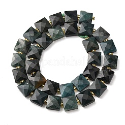 Natural Moss Agate Beads Strands&nbsp;G-F839-A24-01