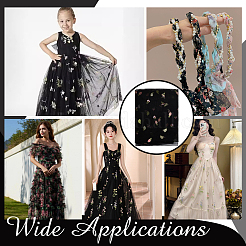 Fruit Polyester Embroidery Mesh Fabric&nbsp;KK-WH0558-10A