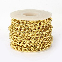 Rack Plating Brass Curb Chains&nbsp;CHC-F016-04B-G