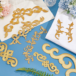 14Pcs 7 Style Auspicious Cloud Computerized Embroidery Cloth Iron on/Sew on Patches&nbsp;DIY-GA0006-28