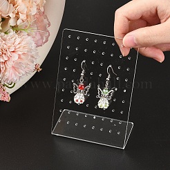 2Pcs L Shaped Organic Glass Earring Display Stands&nbsp;ODIS-YW0001-07