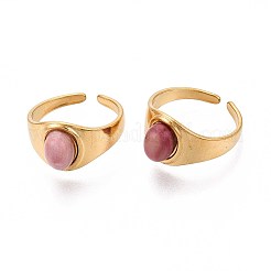 304 Stainless Steel Open Cuff Rings&nbsp;RJEW-Z078-19G-C