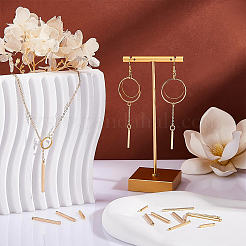 36Pcs 6 Style Brass Bar Pendants&nbsp;KK-BC0008-07