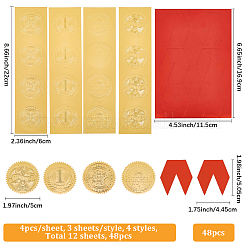 Waterproof PVC Single-Sided Stickers&nbsp;DIY-CP0012-99