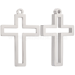 10Pcs 304 Stainless Steel Laser Cut Pendants&nbsp;STAS-BBC0008-69