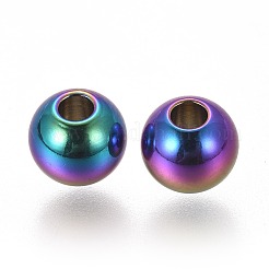 Ion Plating(IP) 304 Stainless Steel Beads&nbsp;LS-STAS-F225-06A-M
