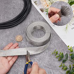 4M Flat 304 Stainless Steel Braided Sleeving&nbsp;FIND-UN0016-16C