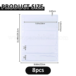 6-compartment PVC Sample Bags&nbsp;AJEW-WH0871-06C