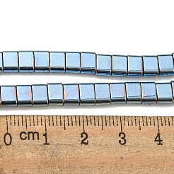 Electroplated Non-magnetic Synthetic Hematite Beads Strands&nbsp;G-C106-B02-03B