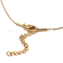 10Pcs PVD Vacuum Plating 304 Stainless Steel Serpentine Chain Necklaces Set&nbsp;NJEW-K254-01G