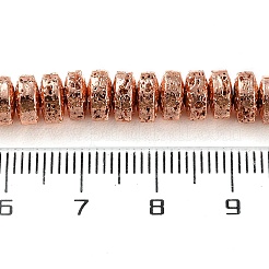 Electroplated Natural Lava Rock Beads Strands&nbsp;G-I360-A02-03