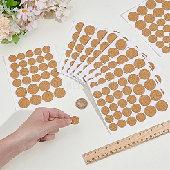20 Sheets Cork Label Stickers&nbsp;AJEW-BC0009-59