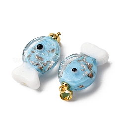 Handmade Lampwork Pendants&nbsp;LAMP-A007-01G-04-05