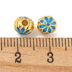 Rack Plating Brass Enamel Beads&nbsp;KK-P277-36G-02