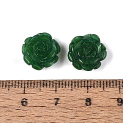 Dyed Natural White Jade Carved Beads&nbsp;G-Q601-41C-01