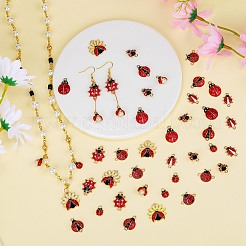 DIY Ladybug Jewelry Making Finding Kit&nbsp;FIND-SZ0003-45