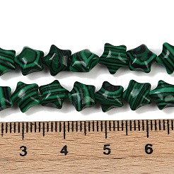 Synthetic Malachite Beads Strands&nbsp;G-Z080-A15-8mm