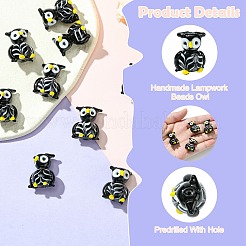 10Pcs Handmade Lampwork Beads Strands&nbsp;LAMP-CJ0002-08