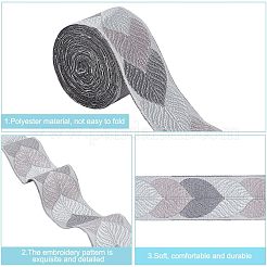 3M Polyester Jacquard Leaf Ribbon for Garment Accessories&nbsp;OCOR-DR0001-14E