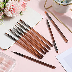 9Pcs 9 Styles Nail Art Brush Pens&nbsp;MRMJ-CP0001-47
