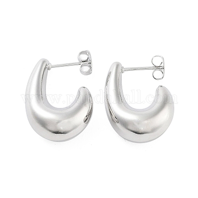 Brass Stud Earrings&nbsp;EJEW-Q811-14P-1