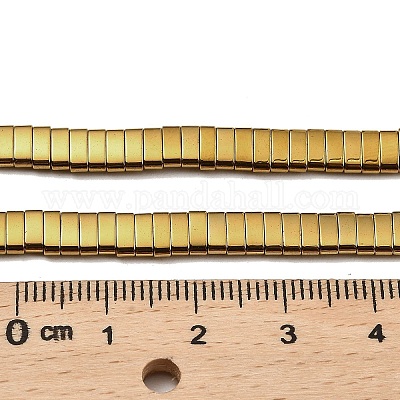 Electroplated Non-magnetic Synthetic Hematite Beads Strands&nbsp;G-G089-A02-04-1
