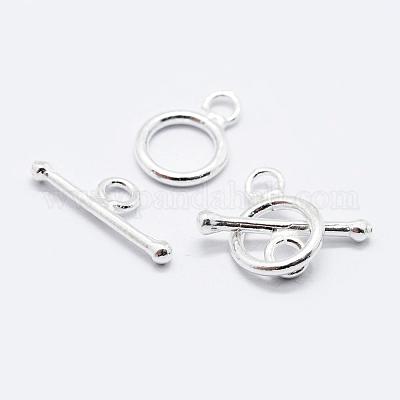 925 Sterling Silver Toggle Clasps&nbsp;STER-K167-078S-1