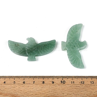 Eagle Shape Natural Green Aventurine Gemstone Pendants&nbsp;G-P563-05F-1