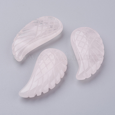 Natural Rose Quartz Pendants&nbsp;G-E435-F-17-1