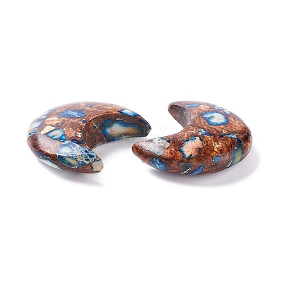 Assembled Synthetic Bronzite and Imperial Jasper Cabochons&nbsp;G-K317-B06-1