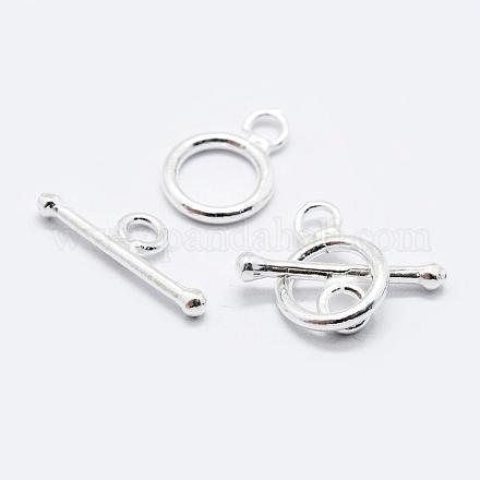925 Sterling Silver Toggle Clasps&nbsp;STER-K167-078S-1