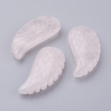 Natural Rose Quartz Pendants G-E435-F-17-1