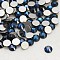 Glass Flat Back Rhinestone, Grade A, Back Plated, Faceted, Half Round, Montana, 3~3.2mm, about 1440pcs/bag