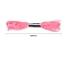 Cotton Sewing Thread, Hot Pink, 3mm, about 8.57 Yards(7.84m)/Skein