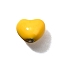 S925 Sterling Silver Beads, with Enamel, Heart, Gold, 7x8x5.5mm, Hole: 1mm